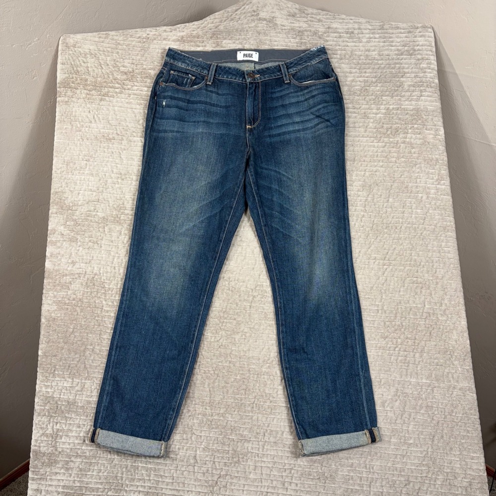 PAIGE Jimmy Jimmy Skinny Jeans Atticus Wash Blue Denim 1193712-2348 Size 31